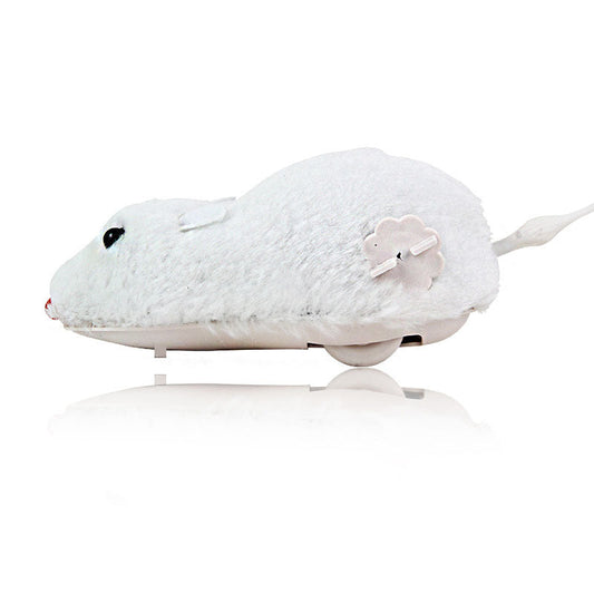 HKM-567251 Interactive Plush Mouse Toy for Cats and Dogs - Random Colors