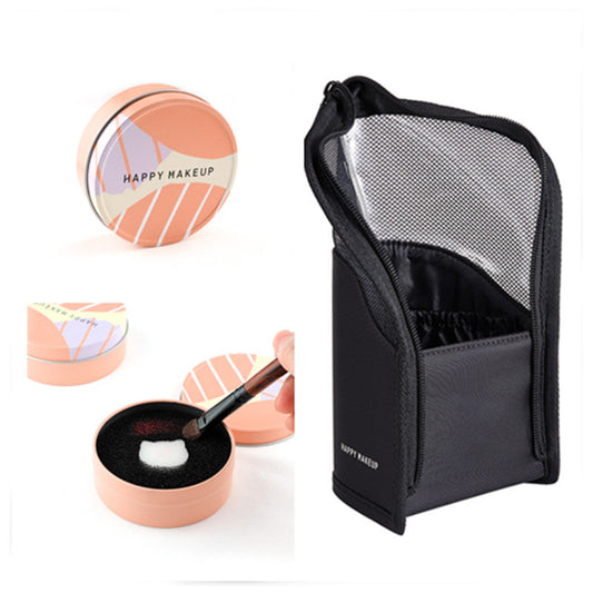 HKM-733267 Portable Multi-Function Cosmetic Brush Storage Bag in Oxford Cloth