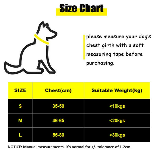 HKM-502547 Adjustable Nylon Chest Harness for Medium and Large Dogs with Padded Comfort and Sturdy Metal Clasp