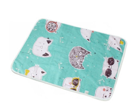 HKM-107987 Waterproof Pet Diaper Pad - Washable, Reusable Training Mat for Dogs and Cats with Absorbent Layers and Non-Leak Base