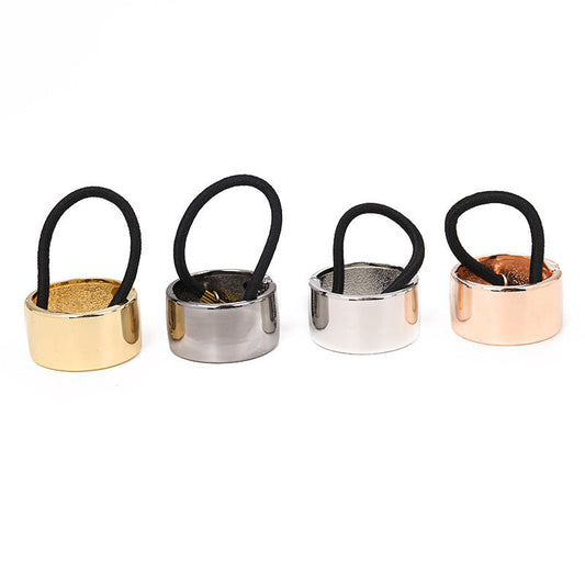 HKM-308947 Alloy Geometric Ponytail Hair Buckle for Stylish Hair Ties