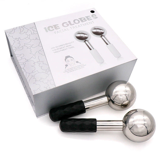 HKM-168659 Stainless Steel Ice Wave Ball for Health Massage and Fitness