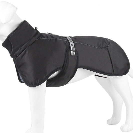 HKM-030483 Warm Dog Cloak with Reflective Features and Adjustable Fit for Outdoor Comfort