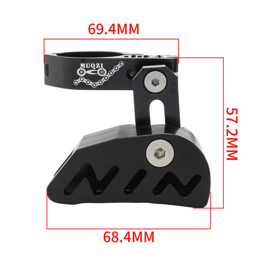 HKM-227219 Single Disc Chain Guide for Mountain Bikes with Tooth Stabilizer and Front Derailleur Compatibility