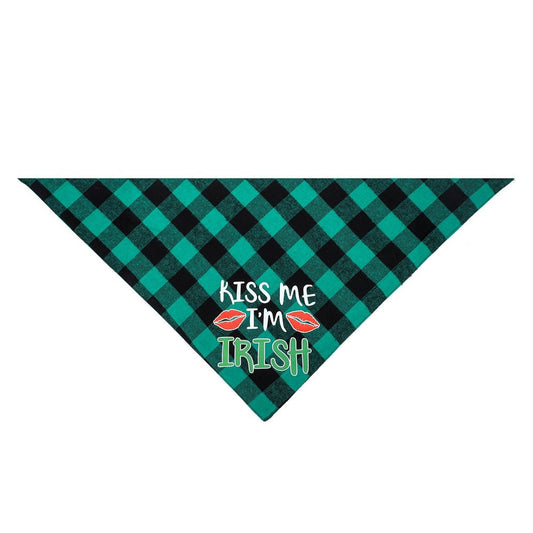 HKM-147411 Triangle Cotton Scarf for Dogs - Cartoon Design, Four Styles Available, 65x45x45cm