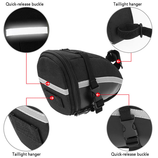 HKM-019411 Compact Bicycle Tail Bag for Efficient Storage and Easy Access