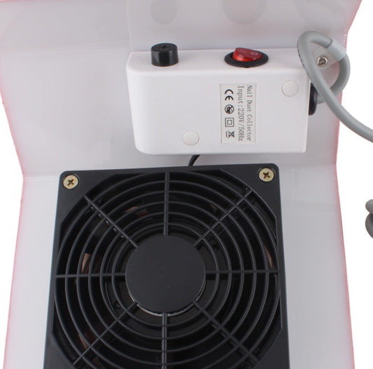 HKM-452435 Nail Dryer and Dust Collector Vacuum Cleaner with PVC Leather Cover