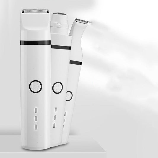 HKM-180499 Pet Grooming Shaving Device with Stainless Steel Blades, Automatic Grinding Head, and Dual Power Options