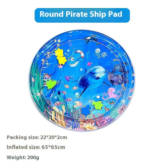 HKM-620435 Eco-Friendly Thickened Crawling Water Cushion in Various Designs for Sensory Development