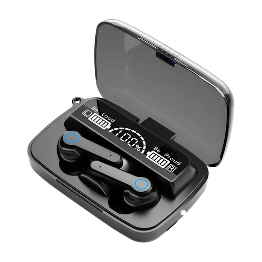 KTX-045075 M19 True Wireless Touch Control Earbuds with Digital Display and Long Battery Life