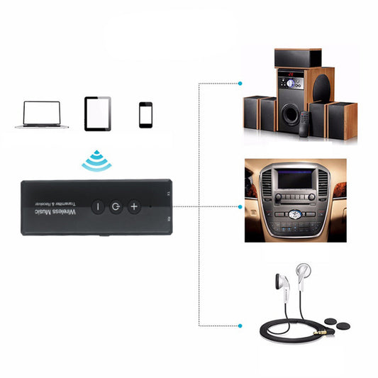 KTX-243667 Bluetooth 5.0 Receiver-Transmitter Combo with Bilateral Stereo and Built-in Battery