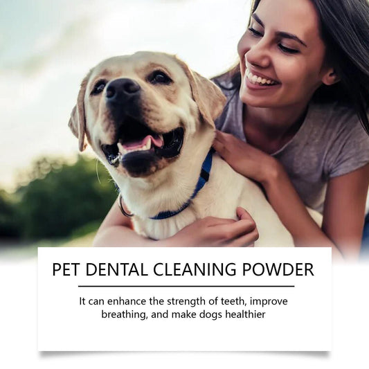 HKM-252947 Dog Tooth Cleaning Powder for Tartar Removal and Breath Freshening