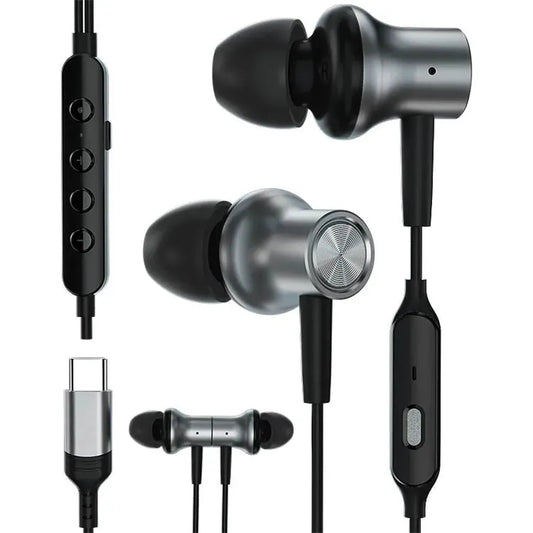 KTX-000851 Wired In-Ear Microphone Earphones for Live Broadcast, K-Song, Singing, and Gaming