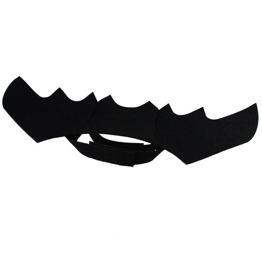 HKM-672851 Bat Wings Costume for Cats and Small Dogs - Black Felt Accessory with Adjustable Velcro Straps