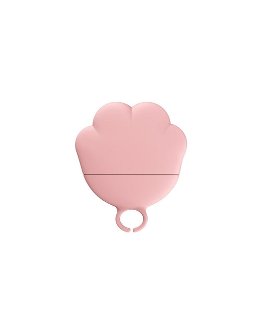 HKM-331987 Pink Cat Food Can Lid and Spoon Set for Convenient Wet Food Storage