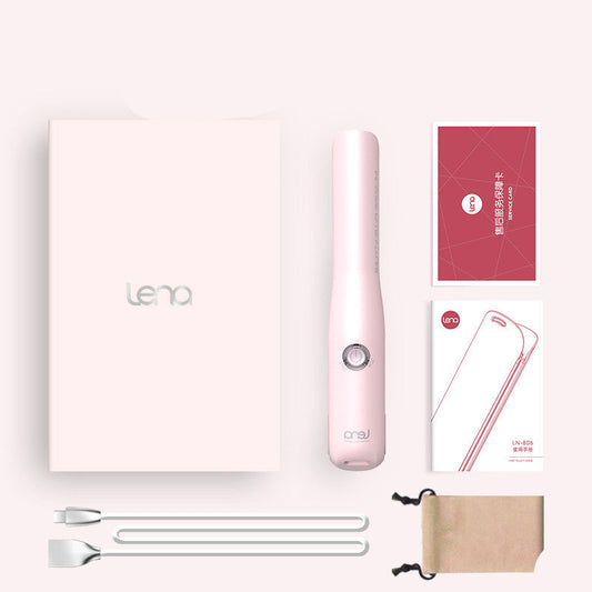 HKM-992467 Mini USB Hair Straightener with Tourmaline Ceramic and Three-Stage Temperature Control
