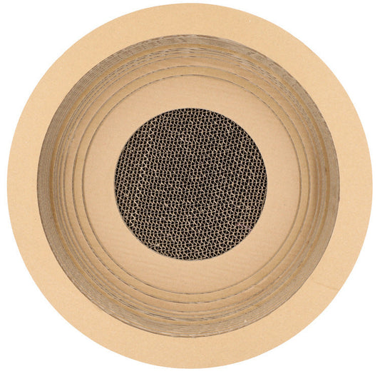 HKM-354643 Cat Scratch Board - Paper Material, 40cm Diameter, Ideal for Claw Grinding, Durable and Functional Design