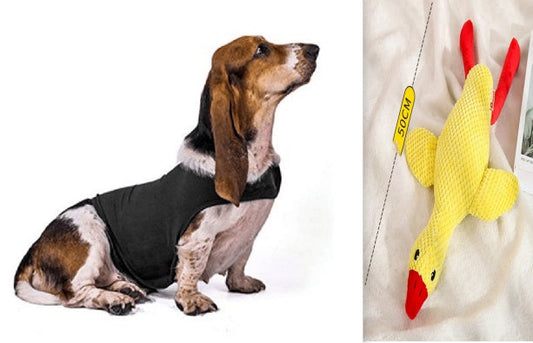 HKM-615699 Calming Anxiety Vest for Cats and Dogs - Soothing Health-Care Apparel in Various Colors and Sizes
