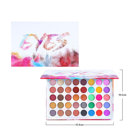HKM-390931 40-Color Matte Pearlescent Eyeshadow Palette - Versatile Shades for All Skin Types