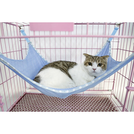 HKM-809107 Breathable Mesh Cat Hammock in Various Sizes - Comfortable and Easy to Clean
