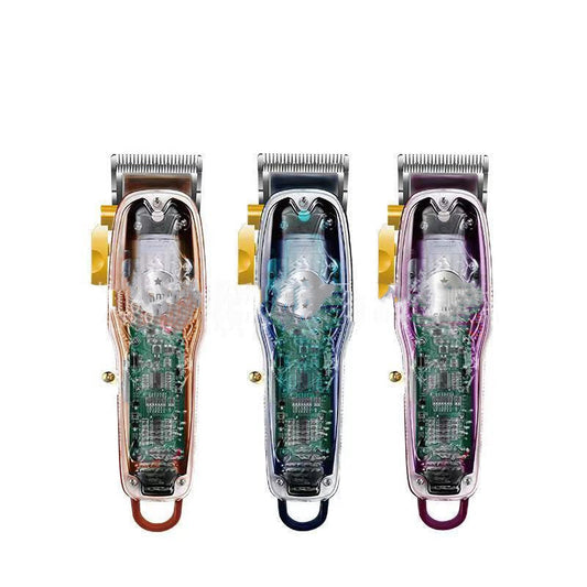 HKM-874387 Transparent Electric Body Clippers with Rechargeable Battery and LCD Display, Waterproof Free, Available in Multiple Colors