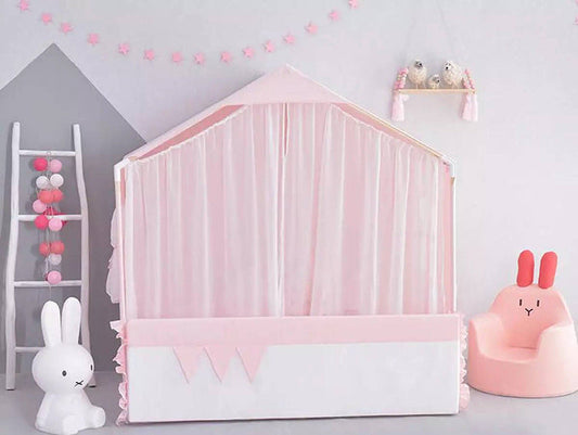 HKM-679187 Removable and Washable Pet Tent Nest in Pink, Green, and Blue - Available in Multiple Sizes