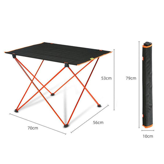 HKM-004435 Portable Aluminum Alloy Folding Tables and Chairs Set