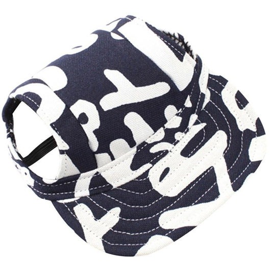 HKM-977619 Pet Baseball Cap for Bichon and Teddy Breeds - Stylish Hair Accessory for Pets