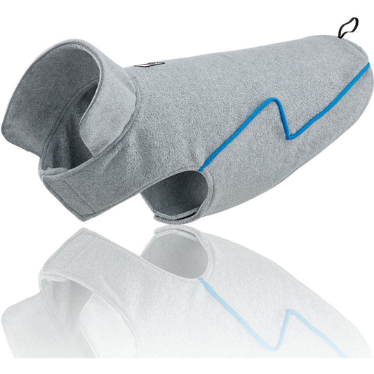 HKM-885907 Reflective Polar Fleece Winter Dog Coat - Comfortable and Thick Reversible Vest for Outdoor Activities