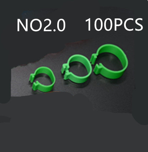 HKM-282707 Chicken Foot Rings - Pack of 100 Pieces for Crafting and Decor