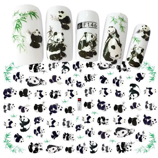 HKM-743891 Multicolor Adhesive Nail Decals - Three-Year Shelf Life Nail Stickers