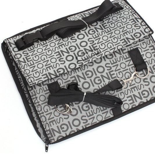 HKM-812563 Thickened Waterproof Double Layer Dog Car Seat Pad with Detachable Cashmere Lining