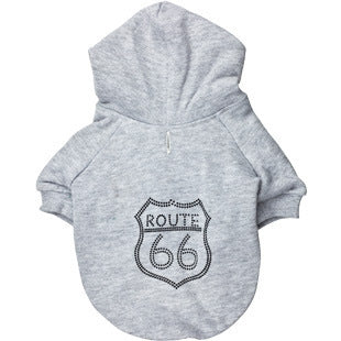 HKM-335443 Cozy Fleece Hoodie for Pets - Casual Comfort in Asian Sizes