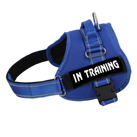 HKM-274323 Explosion-Proof Dog Chest Strap - Cloth Material, Multiple Sizes & Colors Available