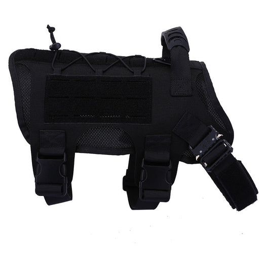 HKM-240403 Durable Oxford Combat Dog Vest with Chest Strap for Outdoor Activities