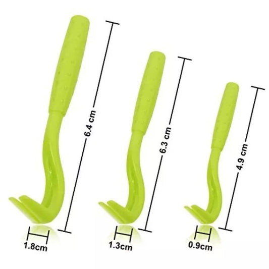 HKM-249939 Pet Flea and Tick Removal Tool Set - 3 Piece Plastic Clip Kit for Grooming and Care