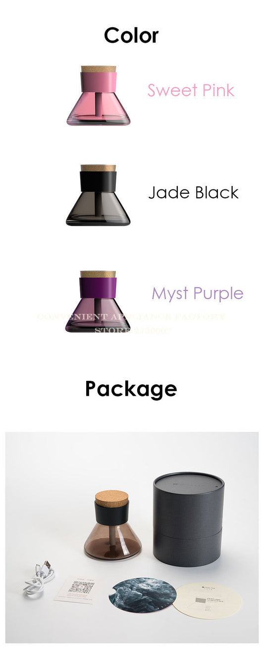 HKM-790931 Stylish USB Spray Humidifier with 200ml Capacity and 10-Hour Runtime