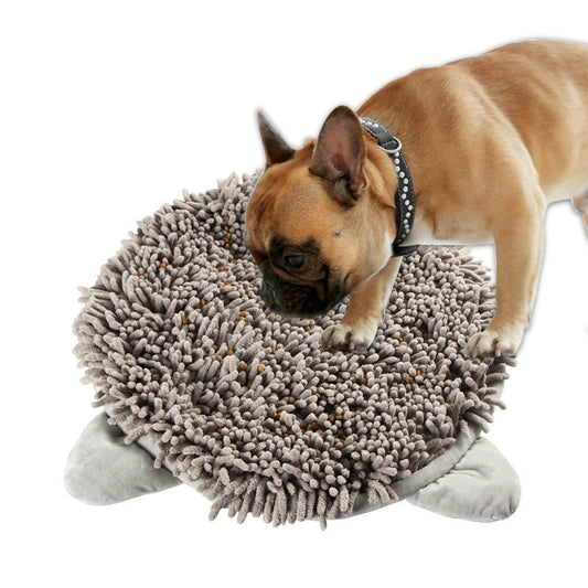 HKM-323859 Pet Training Sniffing Pad - Interactive Anti-Boring Blanket for Dogs and Cats (45x45cm, Gray)
