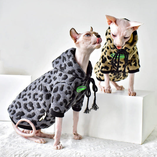KTX-000211 Lightweight Cotton Camouflage Sweater for Hairless Cats - Available in Multiple Sizes and Colors
