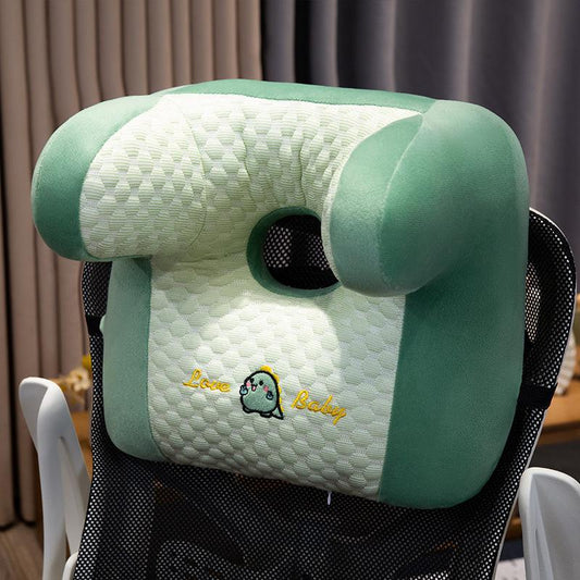 KTX-003219 Bohemian Ice Silk Nap Cushion for Neck and Back Support, 35x35cm