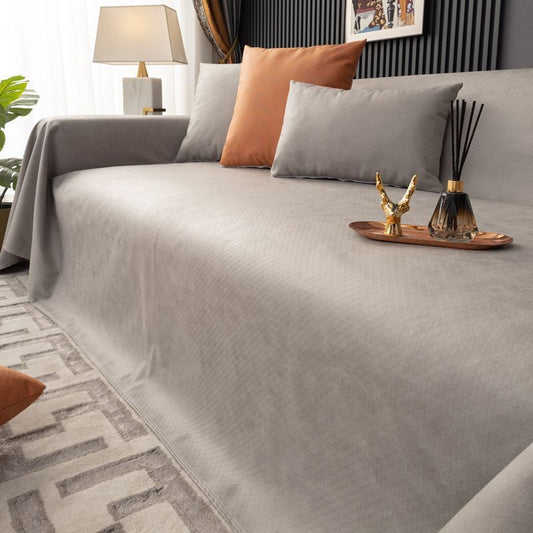 KTX-006355 Universal Anti-Cat Scratch All-Weather Non-Stick Cloth Sofa Cover in Multiple Colors