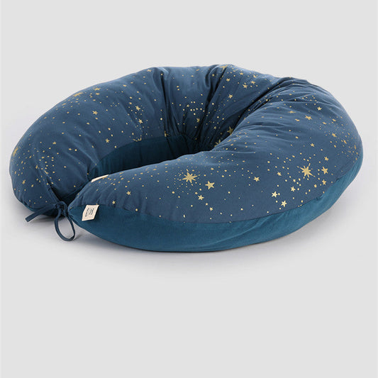 KTX-009299 Organic Cotton Pillow for Children and Pregnant Women, Ergonomic Design, Soft Polyester Filling, 38x170x25cm