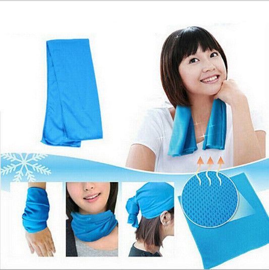 KTX-009427 Instant Cooling Sports Towel - Ice Cold Yarn, Available in Various Colors