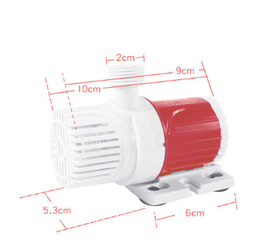 HKM-012307 12V DC Submersible Water Pump for Aquarium Circulation - Multiple Adapter Options Available