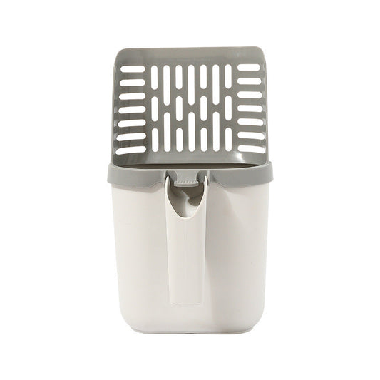 HKM-012947 Large Capacity Integrated Cat Litter Scoop and Storage Box for Easy Waste Disposal