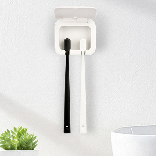 HKM-034067 UV Light Toothbrush Sanitizer with Battery Capacity 3.7V 500mAh and Dual Size Options