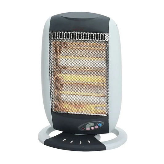 KTX-046419 1200W Electric Halogen Heater with 3 Adjustable Heating Levels and Remote Control