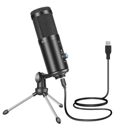 HKM-046931 Condenser Microphone for Podcasting, Streaming, and Voice Recording - Wireless with Stand
