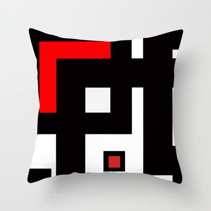 HKM-049811 Cotton Sofa Pillow Pair - 45x45cm Cushion Covers