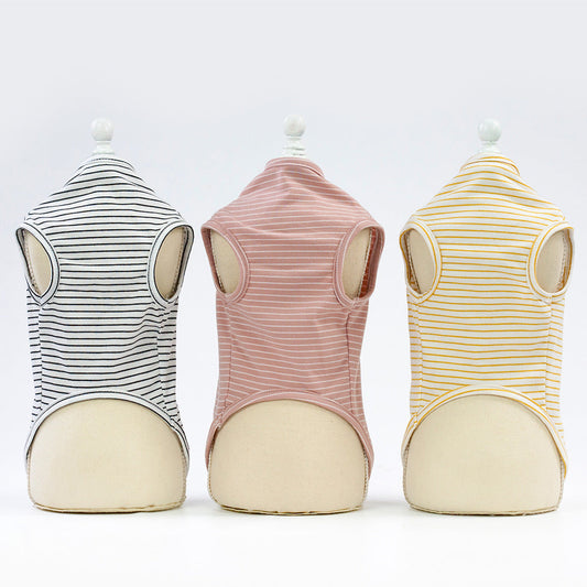 KTX-052435 Breathable Cotton Clothes for Cats and Dogs - Comfortable Fit for Various Sizes